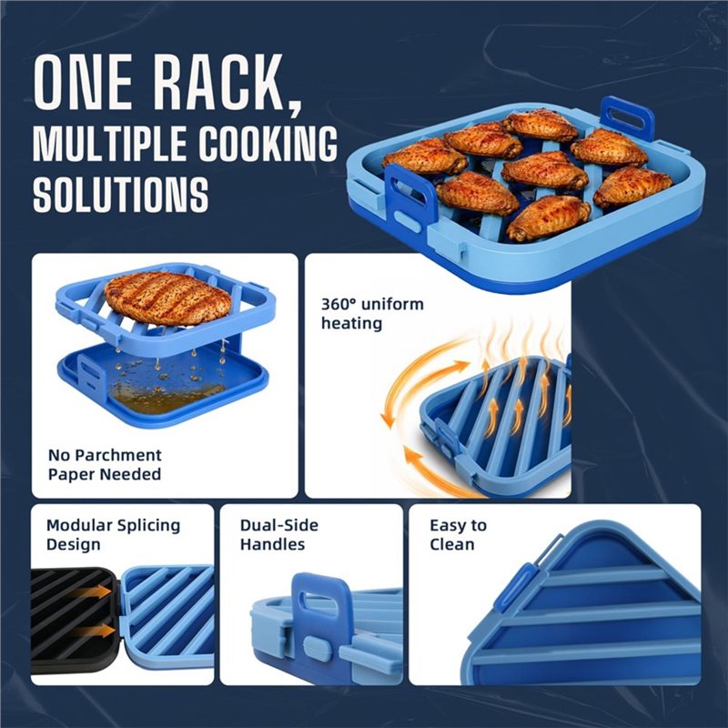 LLCS-Grill Pan Multifunctional - Kitchen Baking Rack 评论和价格