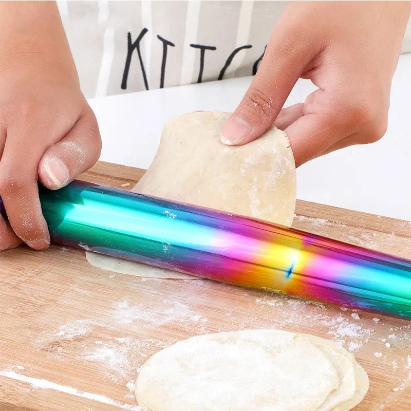 Rolling Pin 304 Stainless Stee - Kitchen Roller Baking 评论和价格