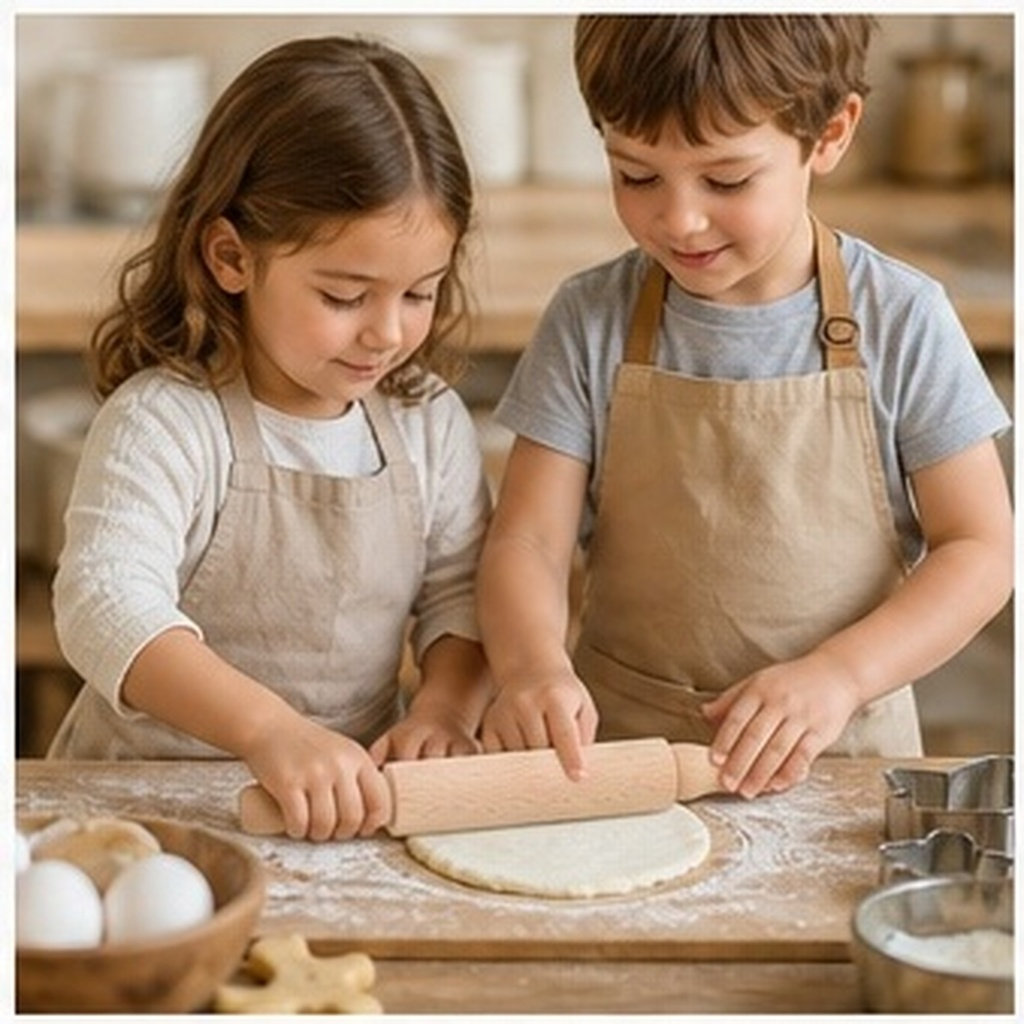 Wooden Rolling Pin 23cm Mini P - Kitchen Roller Baking 评论和价格