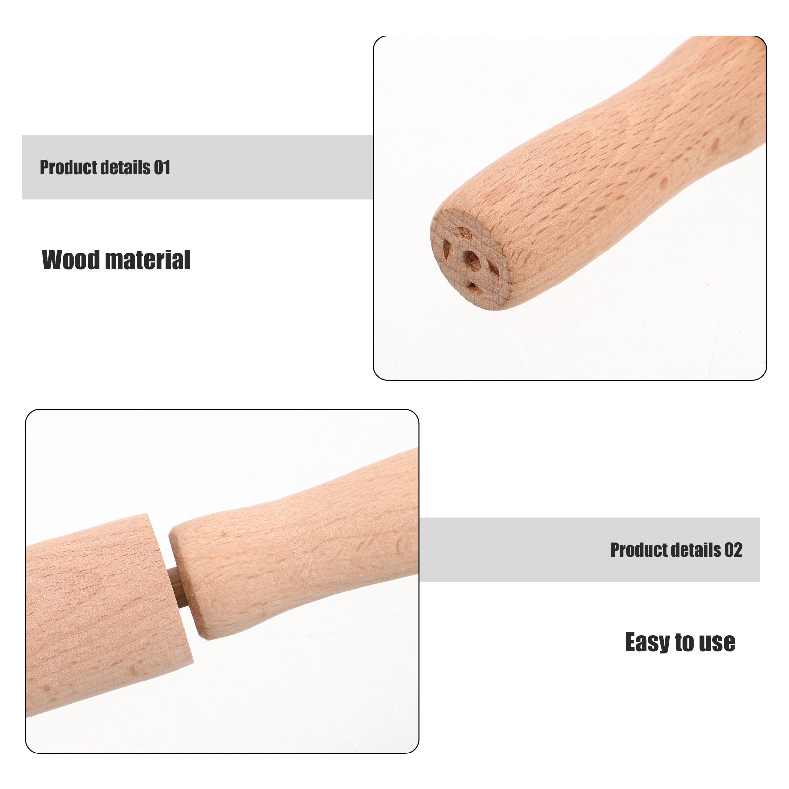 Wooden Rolling Pin 23cm Mini P - Kitchen Roller Baking 评论和价格