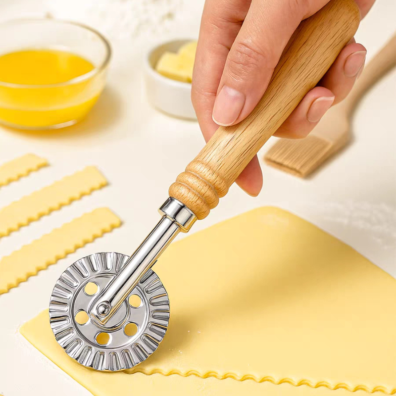 Pastry Wheel Cutter Round Pizz - Kitchen Roller Baking 评论和价格